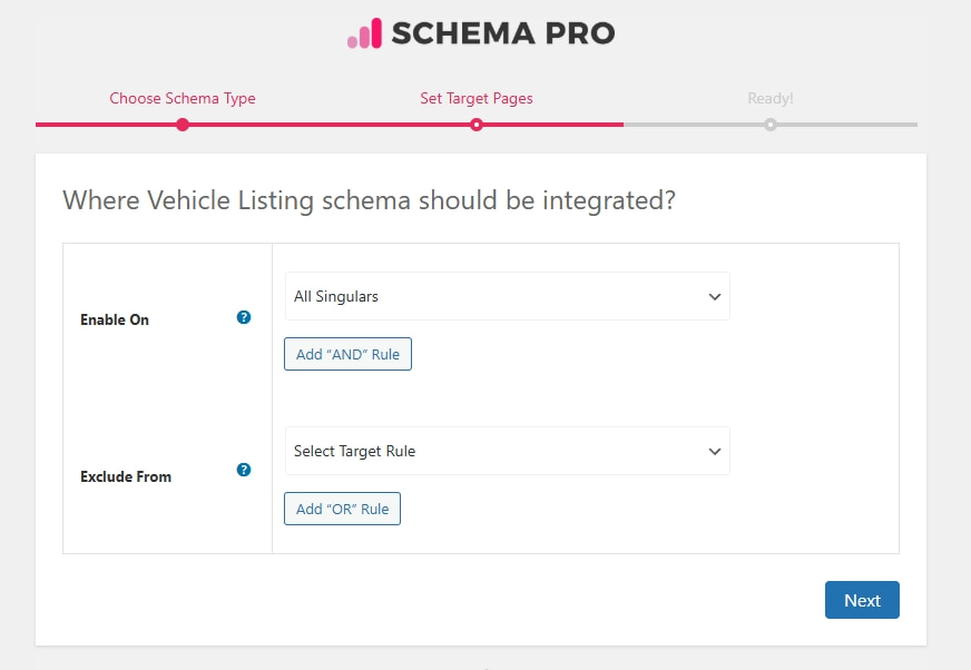 Vehicle Listing Schema